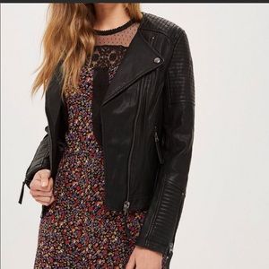Topshop Faux Leather Jacket
